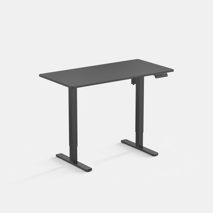 LiftSync Classic Electric Standing Desk With Black Desktop and Black Desk Frame