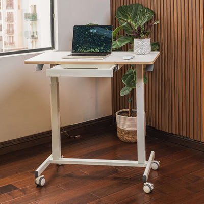 LiftSync Mobile Desk with Drawer
