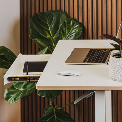 LiftSync Mobile Desk with Drawer