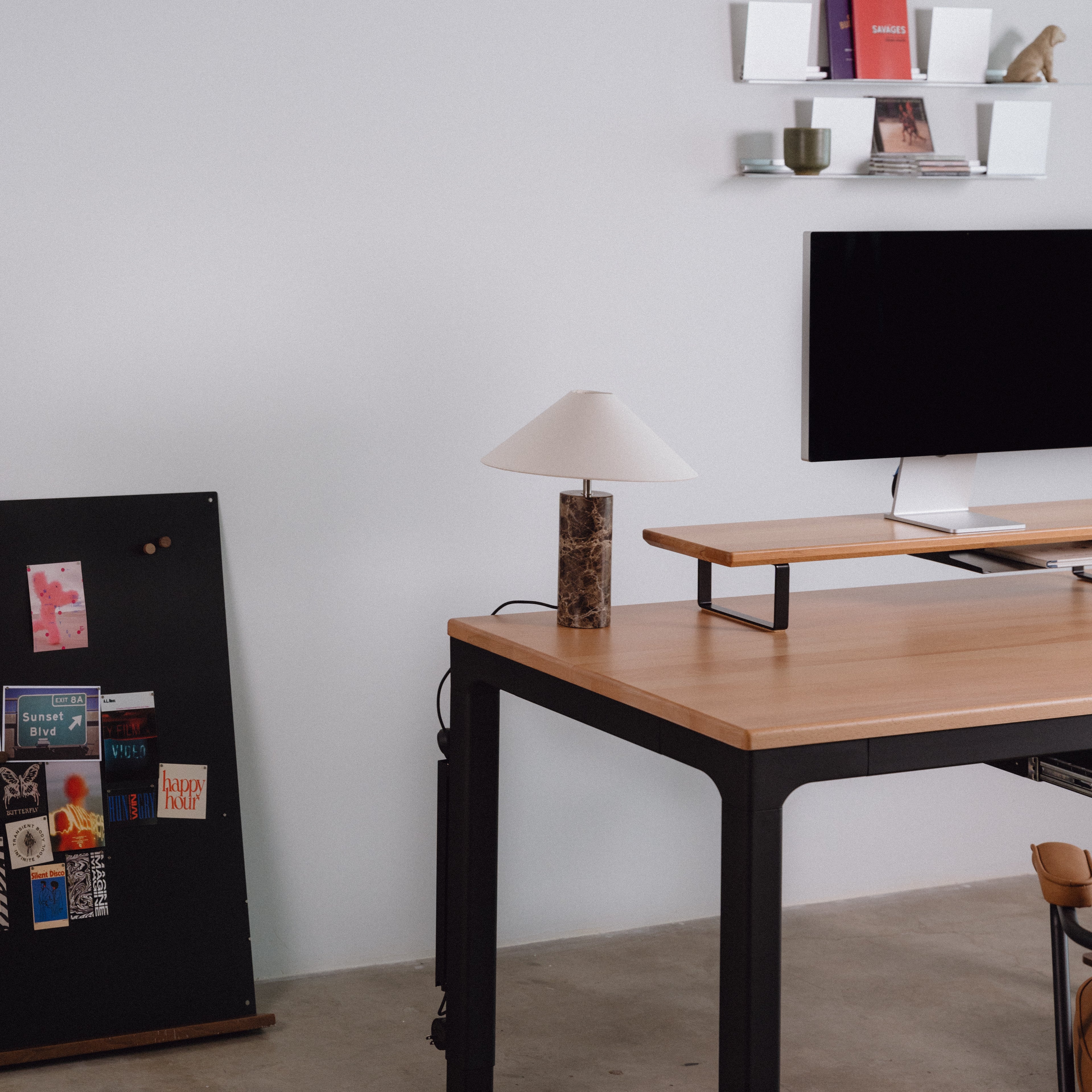 Quad Pro 4-Leg Solid Wood Standing Desk | LiftSync